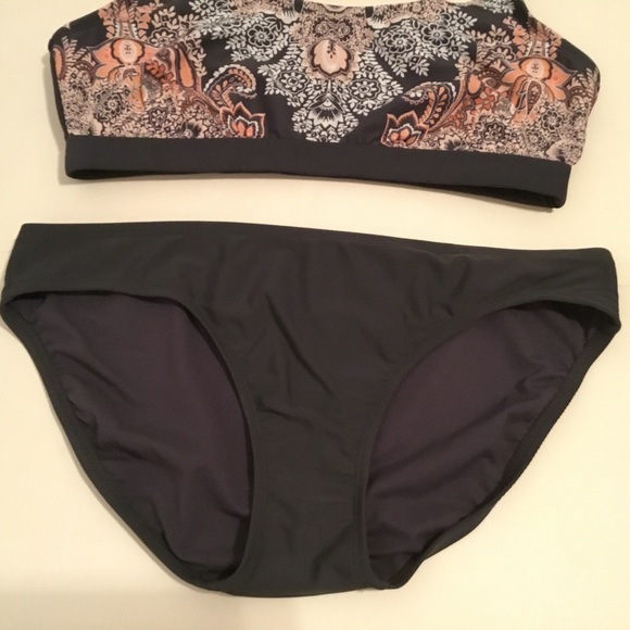 KONA SOL grey multicolor paisley bikini - Picture 7 of 14